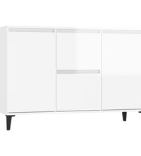 Sideboard Hochglanz-Weiß 104x35x70 cm Holzwerkstoff