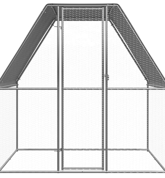 Outdoor-Hühnerkäfig 2x2x2 m Verzinkter Stahl