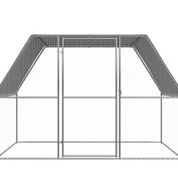 Outdoor-Hühnerkäfig 3x2x2 m Verzinkter Stahl