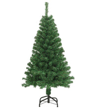 Künstlicher Weihnachtsbaum mit Dicken Zweigen Grün 120 cm PVC