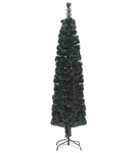 Künstlicher Weihnachtsbaum Schlank mit Ständer 120 cm Glasfaser