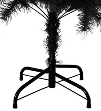 Künstlicher Weihnachtsbaum mit Ständer Schwarz 120 cm PVC