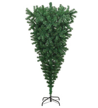 Künstlicher Weihnachtsbaum mit Ständer Umgekehrt Grün 180 cm