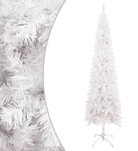 Schlanker Weihnachtsbaum Weiß 120 cm