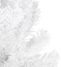 Schlanker Weihnachtsbaum Weiß 210 cm