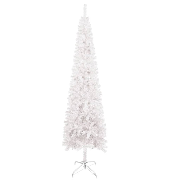 Schlanker Weihnachtsbaum Weiß 240 cm