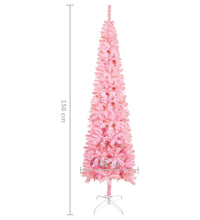 Schlanker Weihnachtsbaum Rosa 150 cm