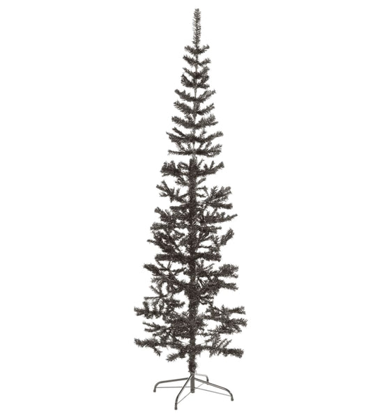 Schlanker Weihnachtsbaum Schwarz 210 cm