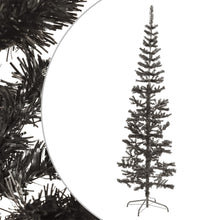 Schlanker Weihnachtsbaum Schwarz 240 cm