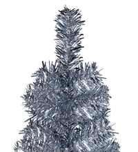 Schlanker Weihnachtsbaum Silbern 180 cm