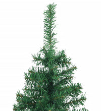 Künstlicher Eck-Weihnachtsbaum Grün 120 cm PVC