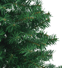 Künstlicher Eck-Weihnachtsbaum Grün 180 cm PVC