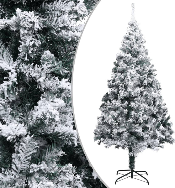 Künstlicher Weihnachtsbaum Beschneit Grün 300 cm PVC