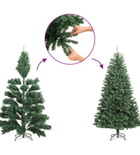 Künstlicher Weihnachtsbaum Beschneit Grün 300 cm PVC