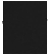 Waschbeckenunterschrank mit Einbaubecken Schwarz Holzwerkstoff