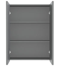 Bad-Spiegelschrank 60x15x75 cm MDF Anthrazit