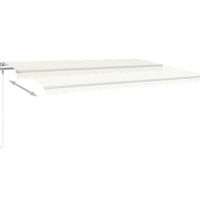 Markise Automatisch Einziehbar 500x300 cm Creme