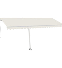 Standmarkise Automatisch 500x300 cm Creme