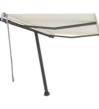 Standmarkise Manuell Einziehbar 300x250 cm Creme