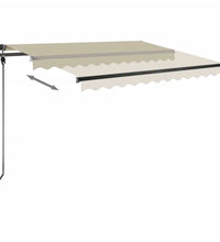 Standmarkise Manuell Einziehbar 300x250 cm Creme