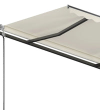 Standmarkise Manuell Einziehbar 300x250 cm Creme