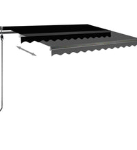 Standmarkise Manuell Einziehbar 300x250 cm Anthrazit