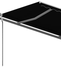 Standmarkise Manuell Einziehbar 300x250 cm Anthrazit