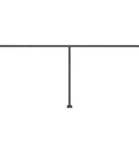 Standmarkise Manuell Einziehbar 500x300 cm Orange/Braun