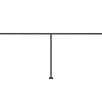 Markise Manuell Einziehbar mit LED 500x300 cm Orange Braun