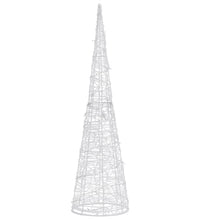 LED-Kegel Acryl Weihnachtsdeko Pyramide Warmweiß 120 cm