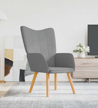 Relaxsessel Hellgrau Stoff