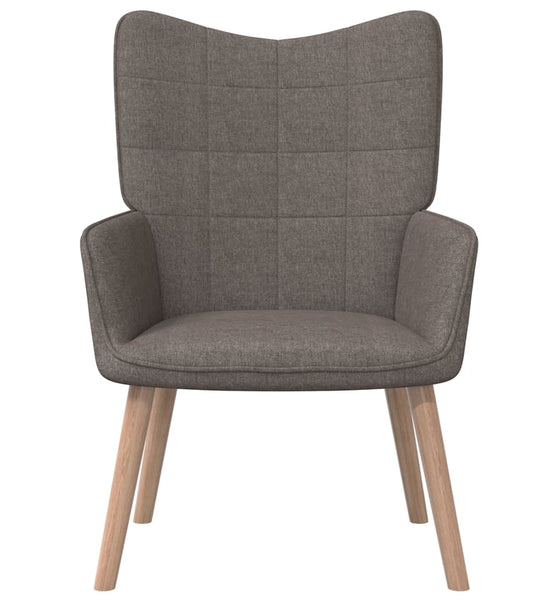 Relaxsessel Taupe Stoff