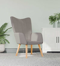 Relaxsessel Taupe Stoff