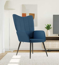 Relaxsessel Blau Stoff