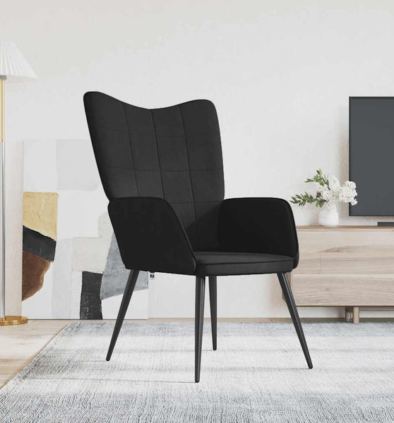 Relaxsessel Schwarz Stoff