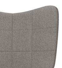 Relaxsessel Taupe Stoff