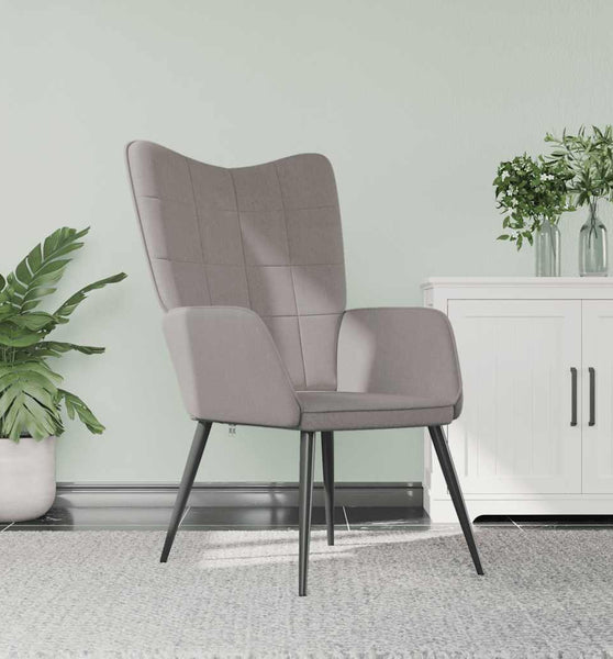 Relaxsessel Taupe Stoff