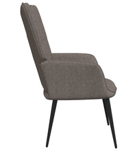 Relaxsessel mit Hocker Taupe Stoff