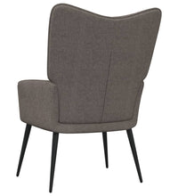 Relaxsessel mit Hocker Taupe Stoff