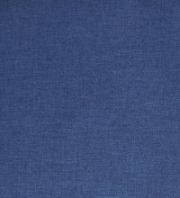 Schaukelsessel mit Hocker Blau Stoff