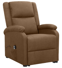 Aufstehsessel Braun Stoff