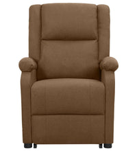 Aufstehsessel Braun Stoff