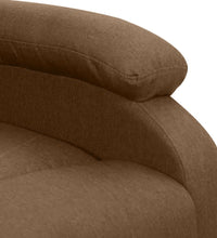 Aufstehsessel Braun Stoff