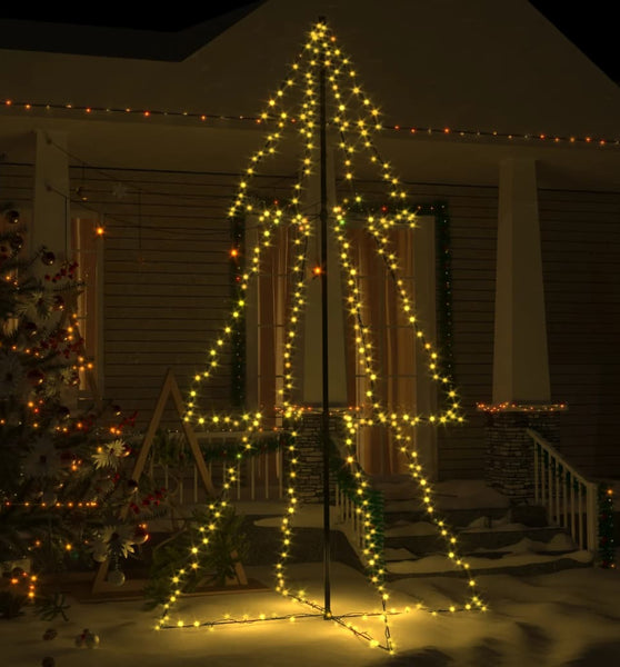 Weihnachtsbaum in Kegelform 300 LEDs Indoor & Outdoor 120x220cm