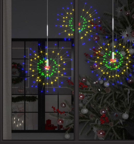 Feuerwerkslicht Weihnachtsdeko Mehrfarbig 20 cm 140 LEDs