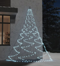 Weihnachtsbaum an der Wand mit Metallhaken 260 LED Kaltweiß 3 m