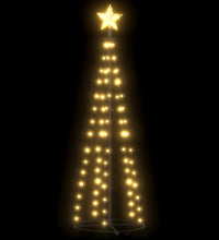 Weihnachtsbaum Kegelform 84 LEDs Deko Warmweiß 50x150 cm