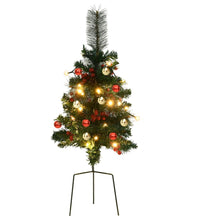 Künstlicher Weihnachtsbaum mit Beleuchtung 2 Stk. Outdoor 76 cm