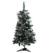 Künstlicher Weihnachtsbaum mit Beleuchtung & Ständer Grün 90 cm