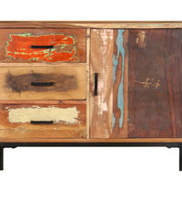 Sideboard 88x30x73 cm Altholz Massiv